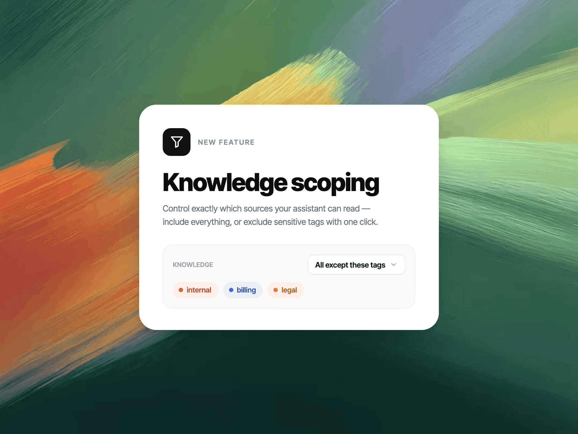Give every AI agent its own knowledge β