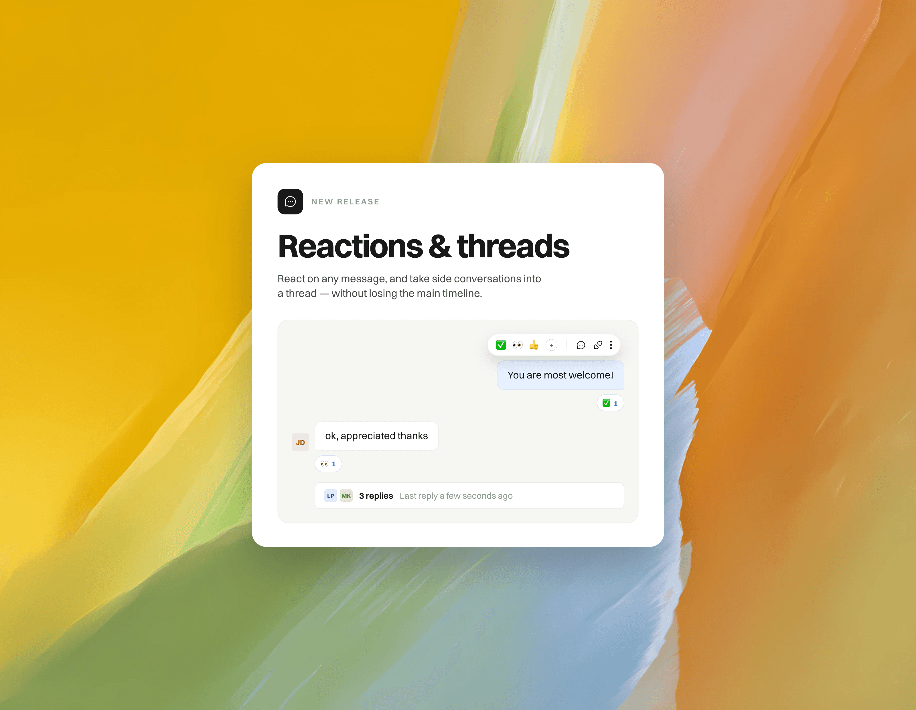 AI agents in your conversations, threads, and a keyboard-first inbox